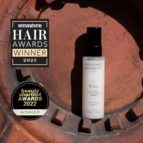 Rossano Ferretti Velluto Straightening Serum - Frizz Control & Hydration for Sleek Finish | 3.4 Fl Oz | Vegan & Cruelty-Free