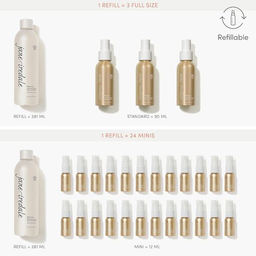 Jane Iredale Balance Hydration Spray - Natural Moisture-Locking Facial Mist | Tones Skin & Sets Makeup