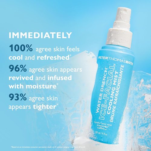 Peter Thomas Roth | Water Drench® Ice-Facial Mist - Hydrating Cooling Spray for Refreshing Skin