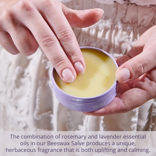 Savannah Bee Company Beeswax Salve - Deep Moisturizing Hand Cream - Rosemary Lavender - 2 Oz
