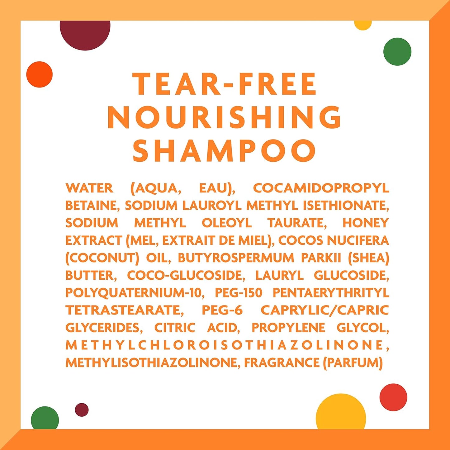 Cantu Care for Kids Nourishing Shampoo - Tear-Free Formula with Shea Butter | 8 fl oz (Pack of 3)