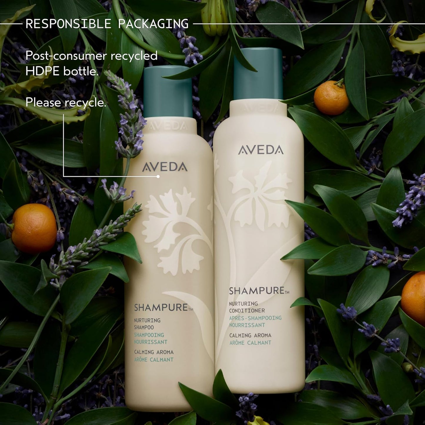 Aveda Shampure Nurturing Shampoo & Conditioner Duo - Daily Silicone-Free Care for Normal to Medium Hair | Travel Size