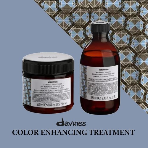 Davines Alchemic Conditioner - Color Depositing Cream for Light Brown & Medium Brunette Hair | Hydrates & Intensifies with Jojoba Oil, 8.45 Fl Oz
