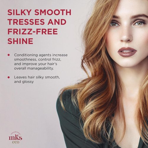 MKS Eco Oil Light - Hair Styling Elixir with Moroccan Argan & Hemp Seed Oil - 2 fl oz | Nourishes Fine Hair, Controls Frizz, Vegan & Cruelty-Free