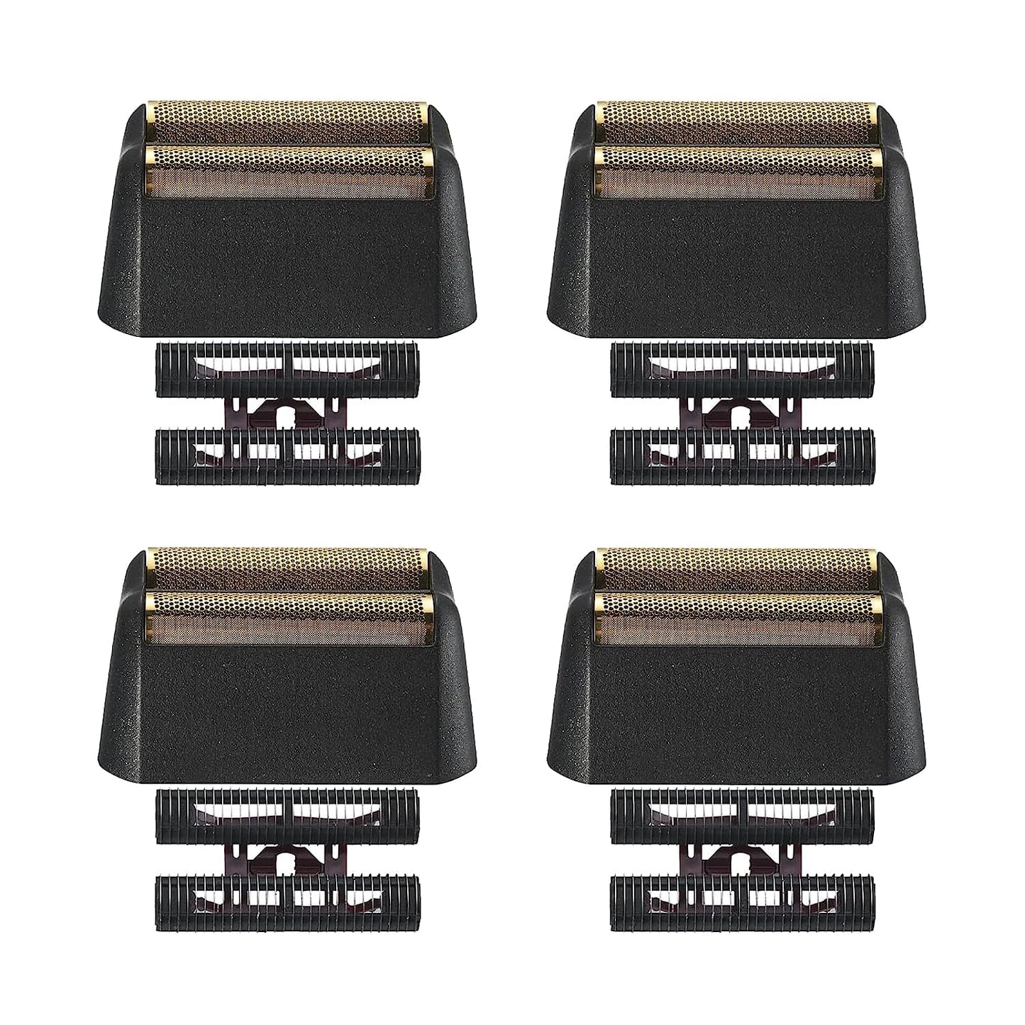 Wahl 5 Star Series Razor Replacement Heads - Foil & Bar Assembly, 4 Pack (Black)