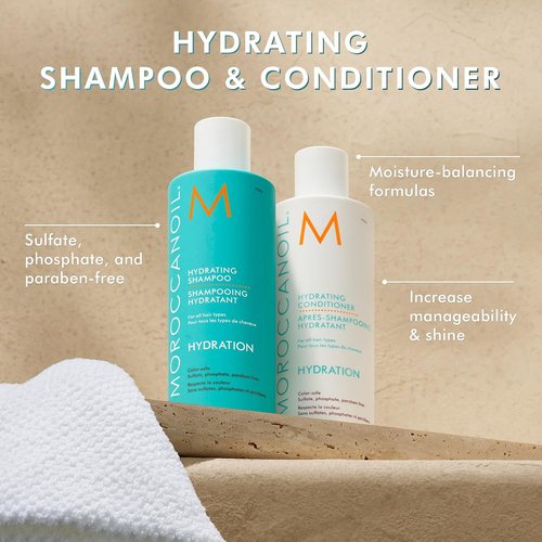 Moroccanoil Hydrating Shampoo - Nourishing Formula for Dry Hair | 8.5 Fl Oz