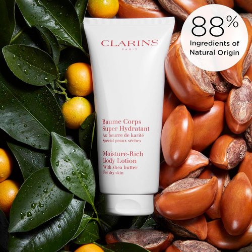 Clarins Hand & Nail Treatment Cream & Moisture-Rich Body Lotion Bundle - Nourishes & Hydrates Skin