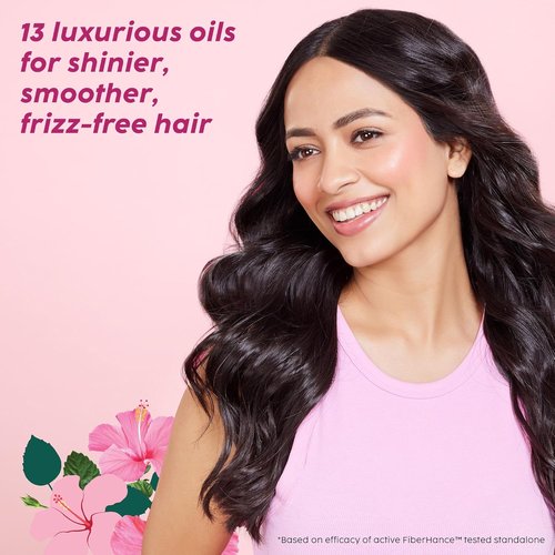 PLIX - Hibiscus Frizz Control Hair Serum | Smooths & Protects Dry, Frizzy Hair with 13 Nourishing Oils | 50ml