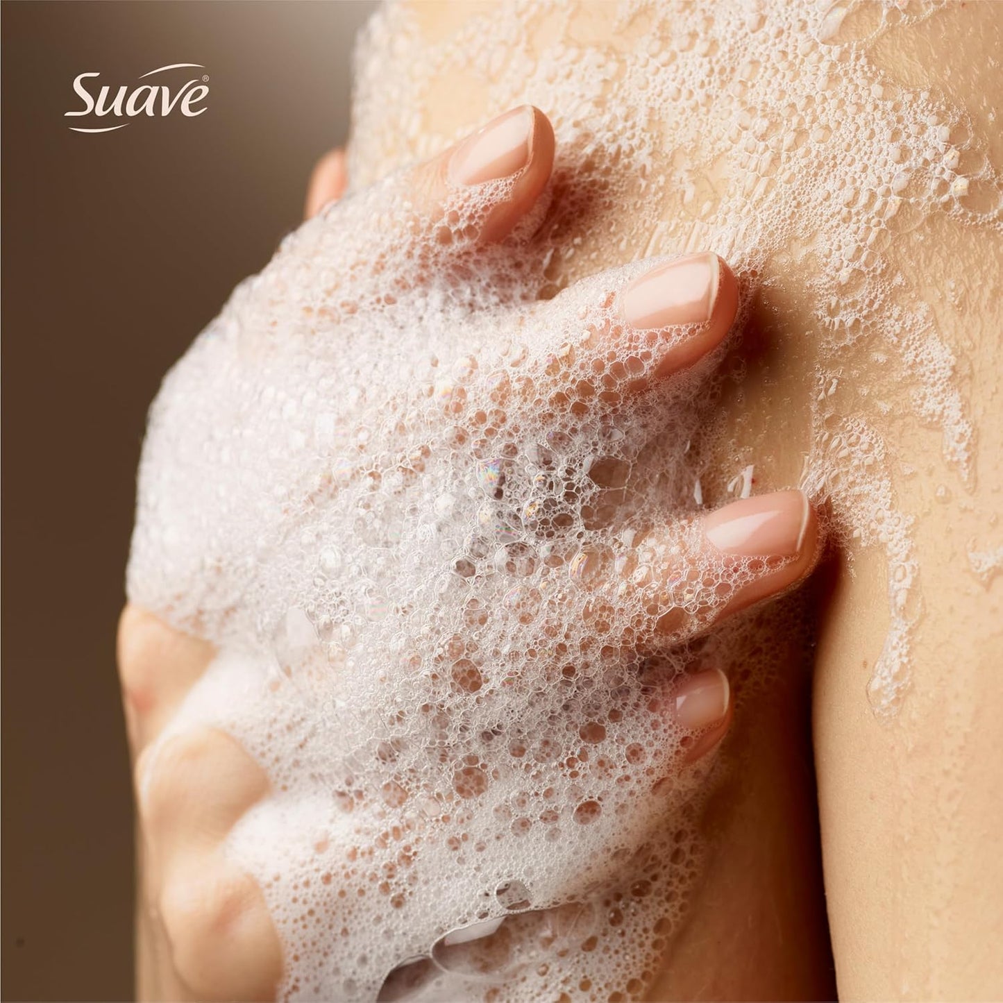Suave Ocean Breeze Body Wash - Hydrating Formula with Glycerin & Vitamin E | 18 FL OZ, 6 Count