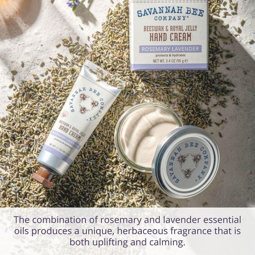 Savannah Bee Company Beeswax Hand Cream - Moisturizing Repair for Dry Cracked Hands - 1.7 oz Travel Size