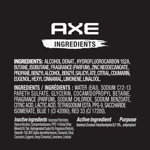 AXE Phoenix Fresh Gift Set - Men's Body Wash, Spray & Antiperspirant | 48H Protection, Crushed Mint & Rosemary Scent (3 Pieces)