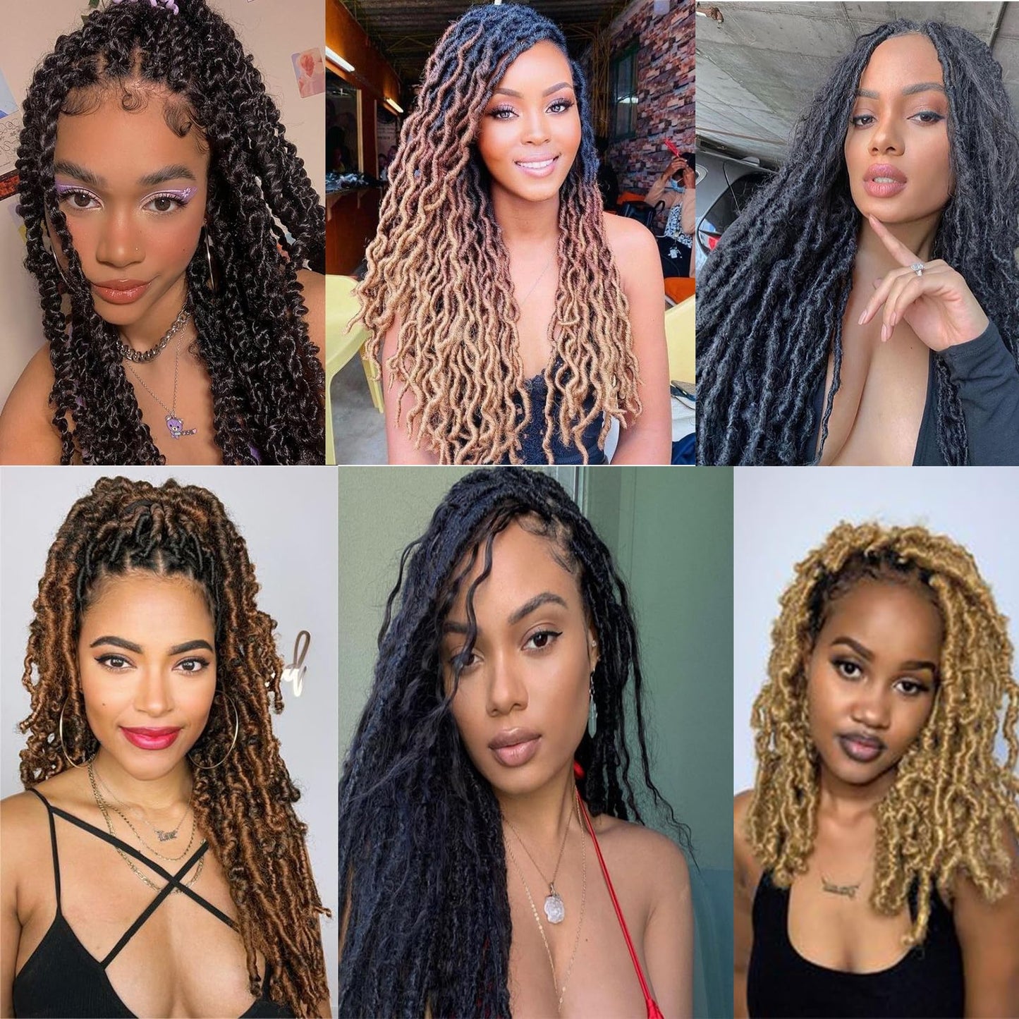 Springy Afro Twist Hair 8 Packs 350# Pre-Separated Marley Twist Braiding Hair Suitable for Damaged Kinky Afro Twist Hair chromatism Synthetic Wrapping Hair for Soft Locs Hair Extensions 18 Inch