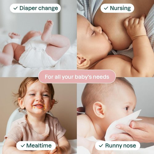 ATTITUDE Baby Water Wipes - EWG Verified, Gentle & Unscented, 72 Count Travel Pack (Pack of 3)