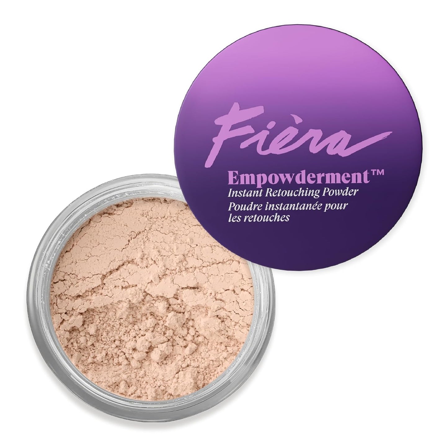 Fièra Empowderment™ Finishing Powder - Talc-Free Blurring & Soft-Matte Formula for Mature Skin | Light Shade, 0.2 OZ