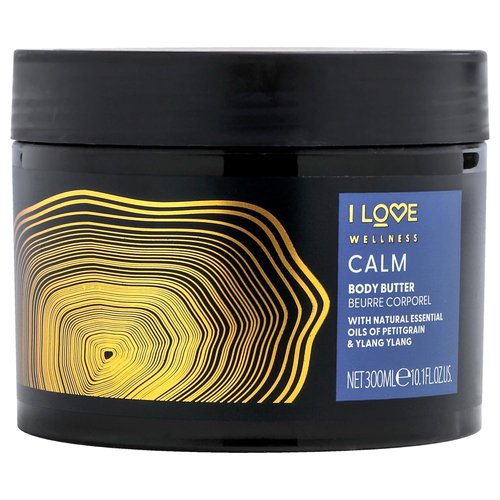 I LOVE Wellness Calm Body Butter - Hydrating Cocoa & Shea Formula for Dry Skin - 10.1 oz