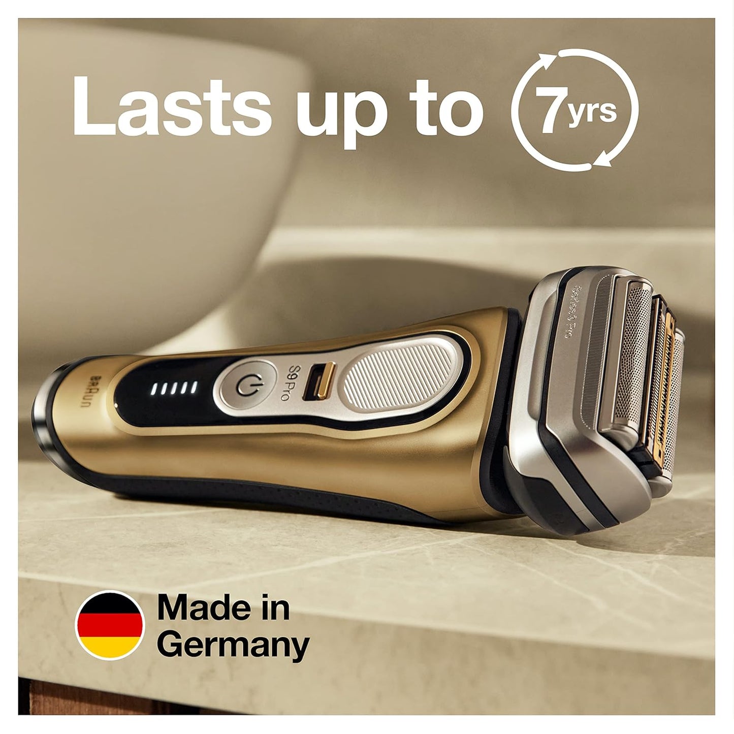 Braun Series 9 Pro 9419s Electric Shaver - Wet & Dry Razor with ProLift Trimmer & 4+1 Head