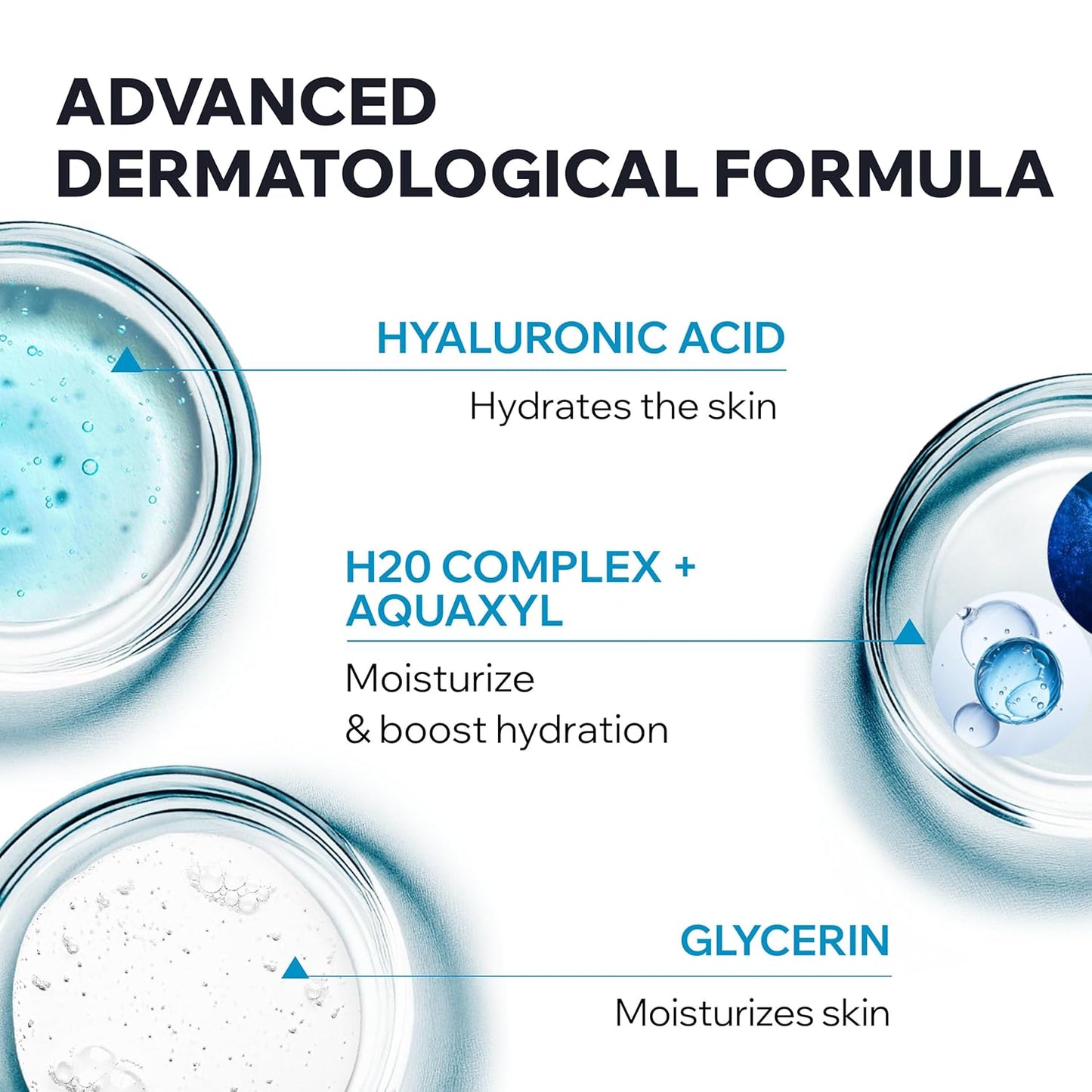 Uriage Moisturizing Face Gel - 24H Hydration with Hyaluronic Acid | Lightweight Floral Scent for Oily Skin