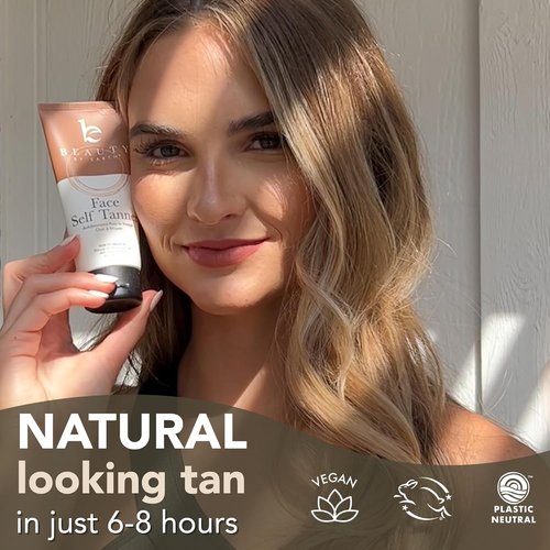 Face Tanner by Skiennix - USA Made Gradual Self Tanner Lotion for Streak-Free Natural Glow