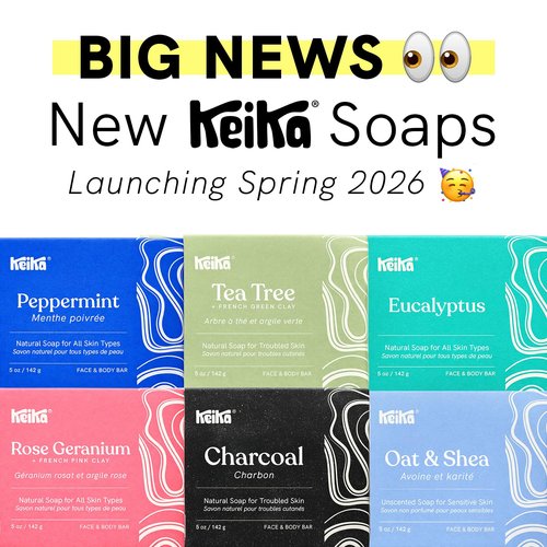 Keika Baby Soap Bar - Unscented Oat & Shea for Eczema Relief | 5 oz for All Skin Types