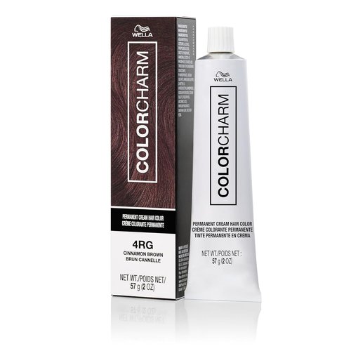 COLORCHARM Permanent Cream Hair Dye - 100% Gray Coverage | Auburn, Red Violet, Burgundy & Copper Shades | Vegan & Paraben-Free | 2 oz.
