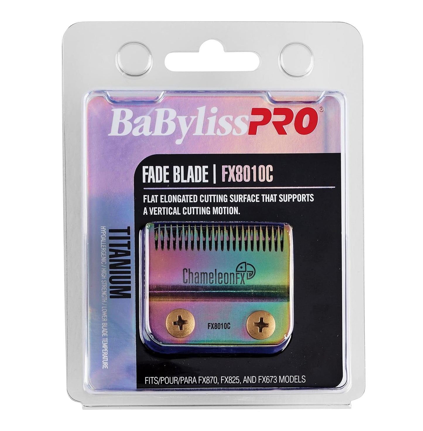 BaBylissPRO Fade Clipper Blades - Replacement for FX870, FX825, FX673 & Most 2-Hole Systems
