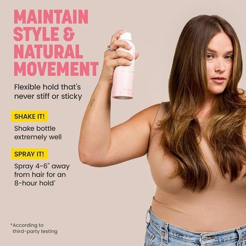 Drybar Seltzer Spritz Flexible Hold Hairspray - 8-Hour Hold with Touchable Finish & Ultrafine Mist