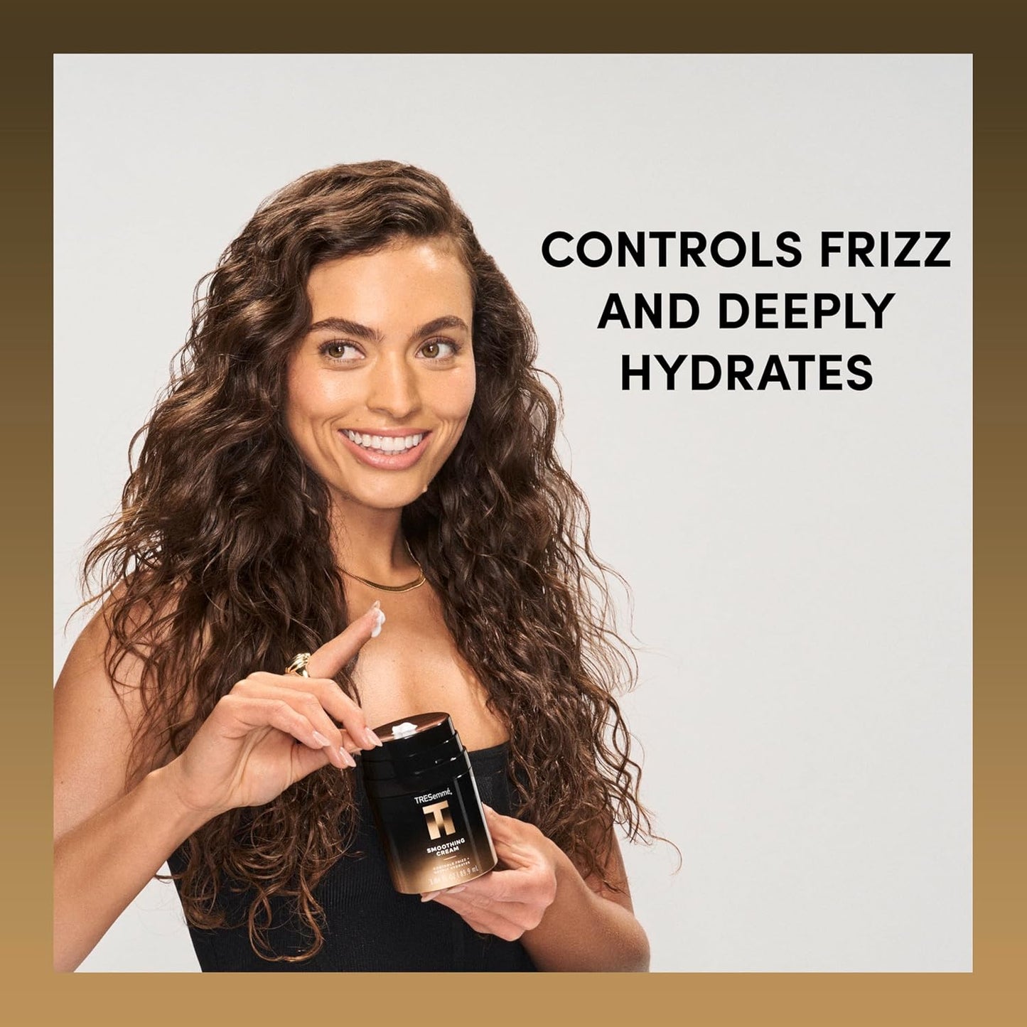TRESemmé Smoothing Cream - Frizz Control & Deep Hydration for All Hair Types | 3.04 FL OZ