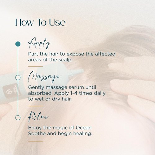 Abundant Natural Health Ocean Soothe Scalp Relief Serum - Magnesium Salt Treatment for Dry Skin | 50mL