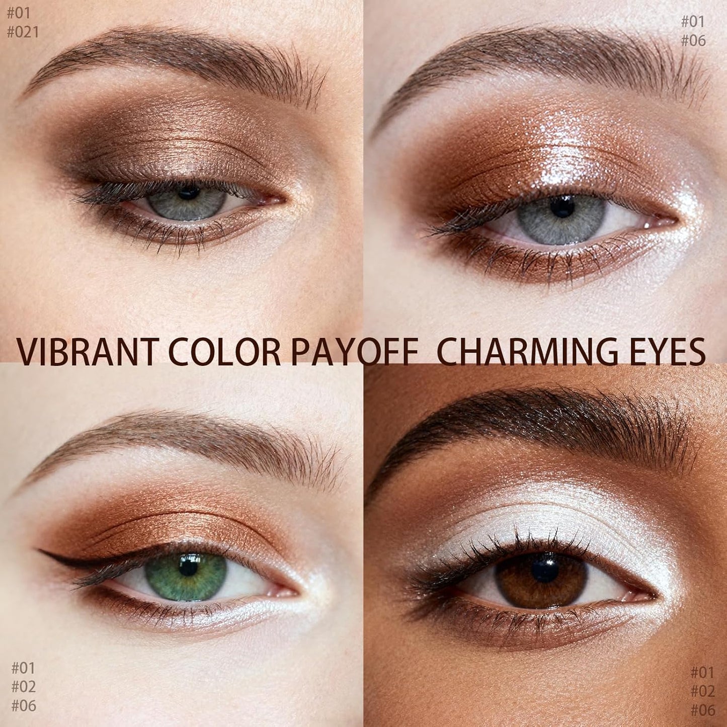 Skiennix Matte Cream Eyeshadow Stick - Waterproof, Long-Lasting, High Pigment | 1 Caramel
