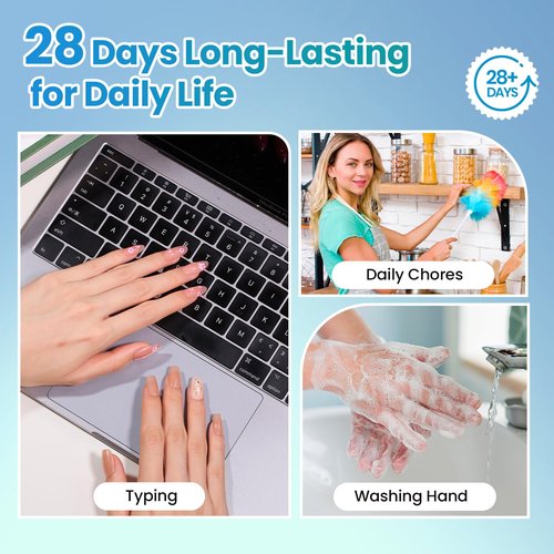 Beetles 10ml Super Strong Nail Glue for Press On Nails, Nail Tips Acrylic Nails, Quick Dry Brush On Glue for Press On Fake Nails, Upgraded Formula Long Lasting, No UV Needed for Beginners DIY Home