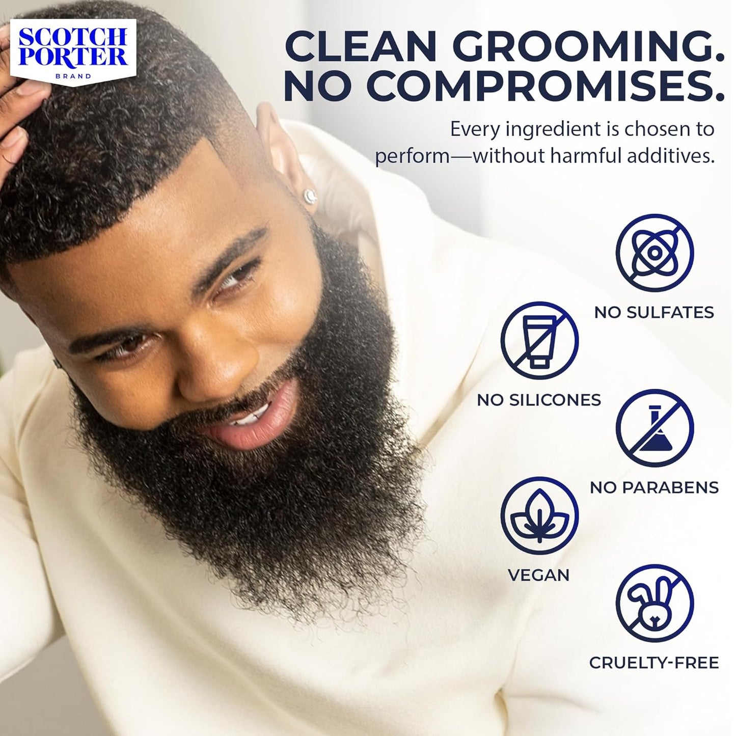 Scotch Porter Leave-In Beard Conditioner - Deep Conditioning Softener for Hydration & Shine | 4 oz.
