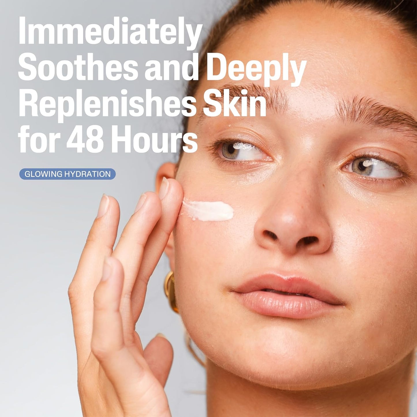 Cetaphil Deep Hydration Daily Face Cream - 48-Hour Moisturizer for Sensitive Skin, 1.7 oz