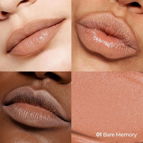 Laka Lip Liner - Rich Cream Glide Texture for Smooth Application | Semi-Matte Finish, 0.02oz #01 Bare Memory