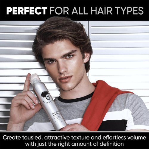 Avenue Man Texture Spray for Hair - Barber-Grade Hairspray for Firm Hold & Frizz Control | 9.0 oz