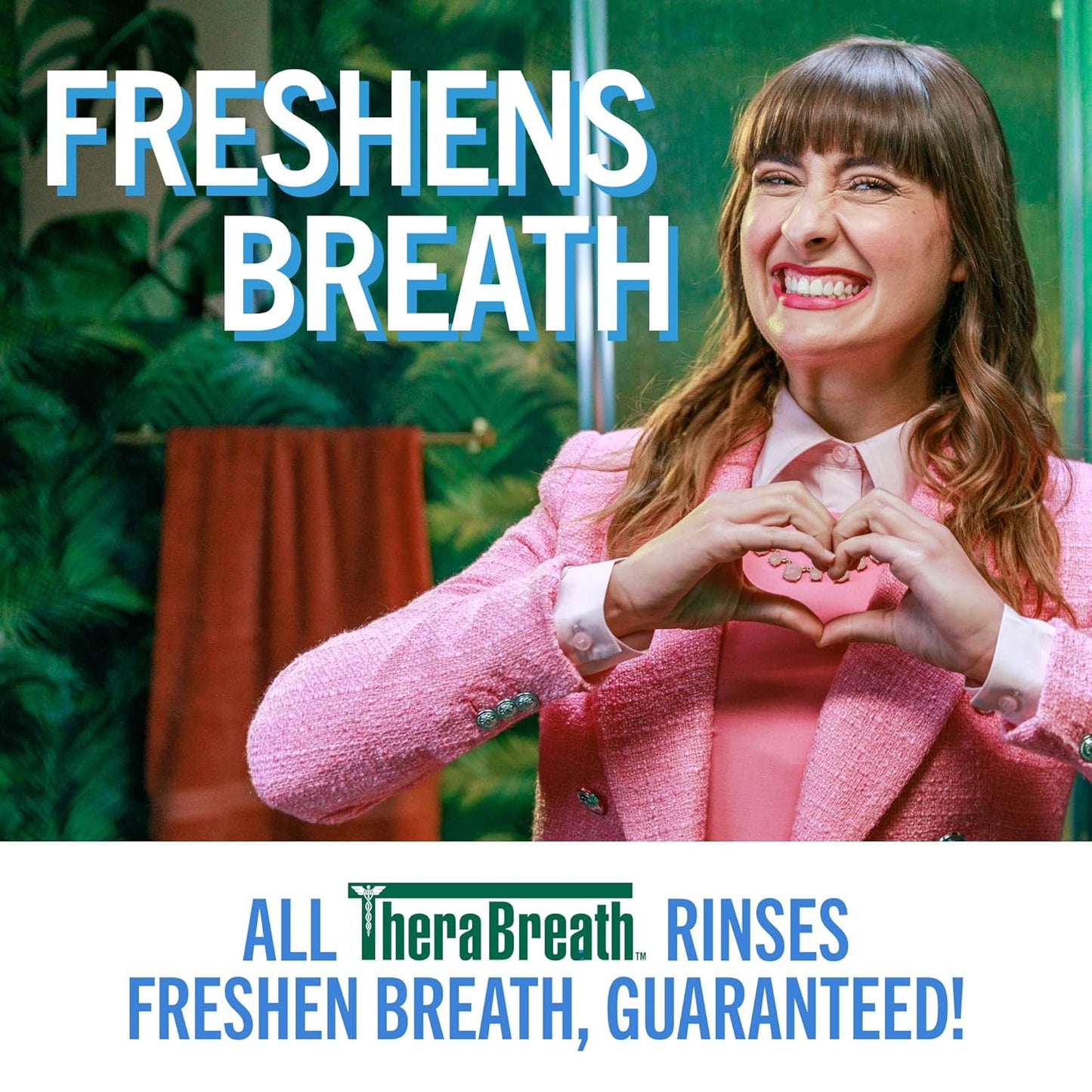 TheraBreath Fresh Breath Mouthwash - Icy Mint Flavor, Alcohol-Free, 16 Fl Oz (Pack of 2)