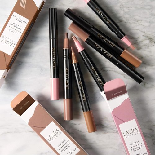 LAURA GELLER Spackle Waterproof Eye Hues - Liquid Waterproof Eyeshadow for Hooded & Mature Skin | Espresso
