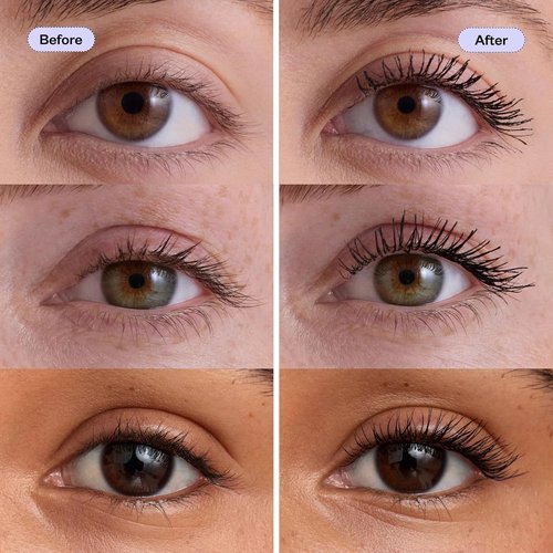 Kosas Mini Soulgazer Mascara - Lengthening & Lifting Peptide Formula | Smudge-Proof & Clump-Free, Vegan