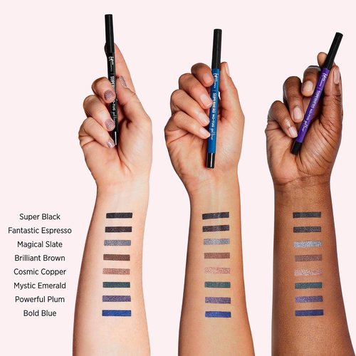 IT Cosmetics Superhero Gel Eyeliner - Waterproof & Blendable - All-Day Wear | 0.042 oz