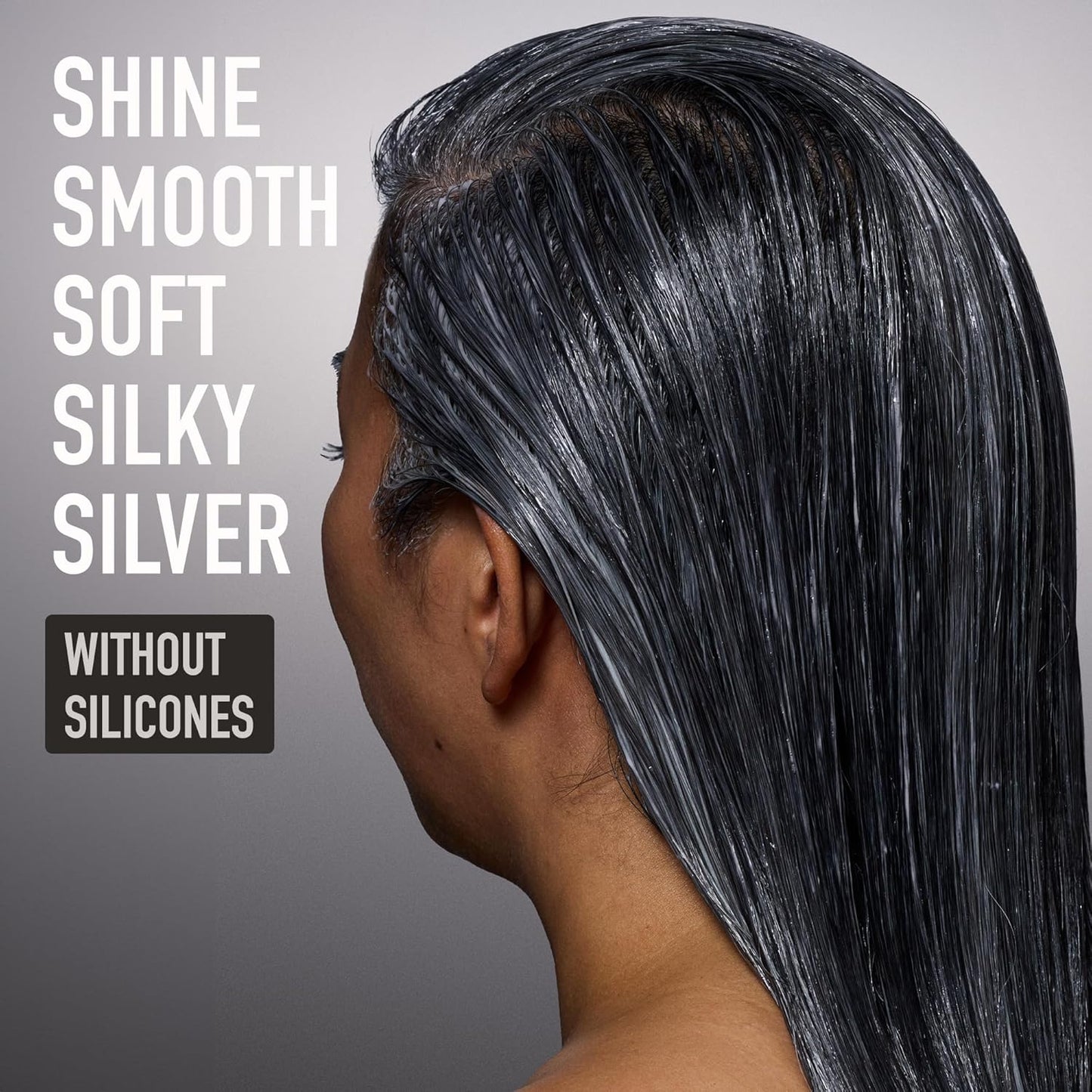 Smooth Harmony | Shine Infusing Conditioner for Gray, Silver & White Hair - Silicone-Free Formula with Hyaluronic Acid & Rice Protein, 9.29 oz
