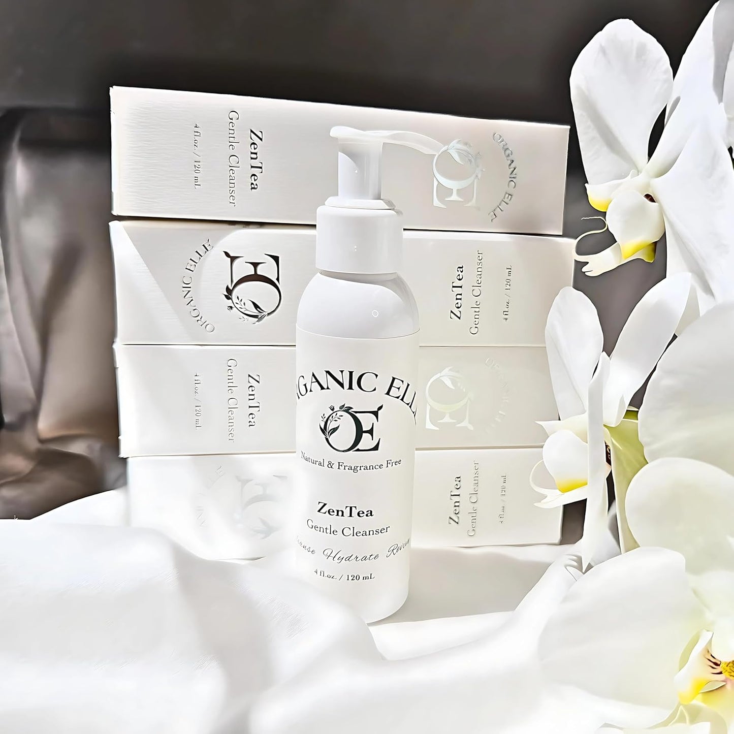 ZenTea Gentle Facial Cleansing Lotion - Non-Foaming Botanical Formula with Chamomile & Aloe | Hydrating & Soothing for Sensitive Skin