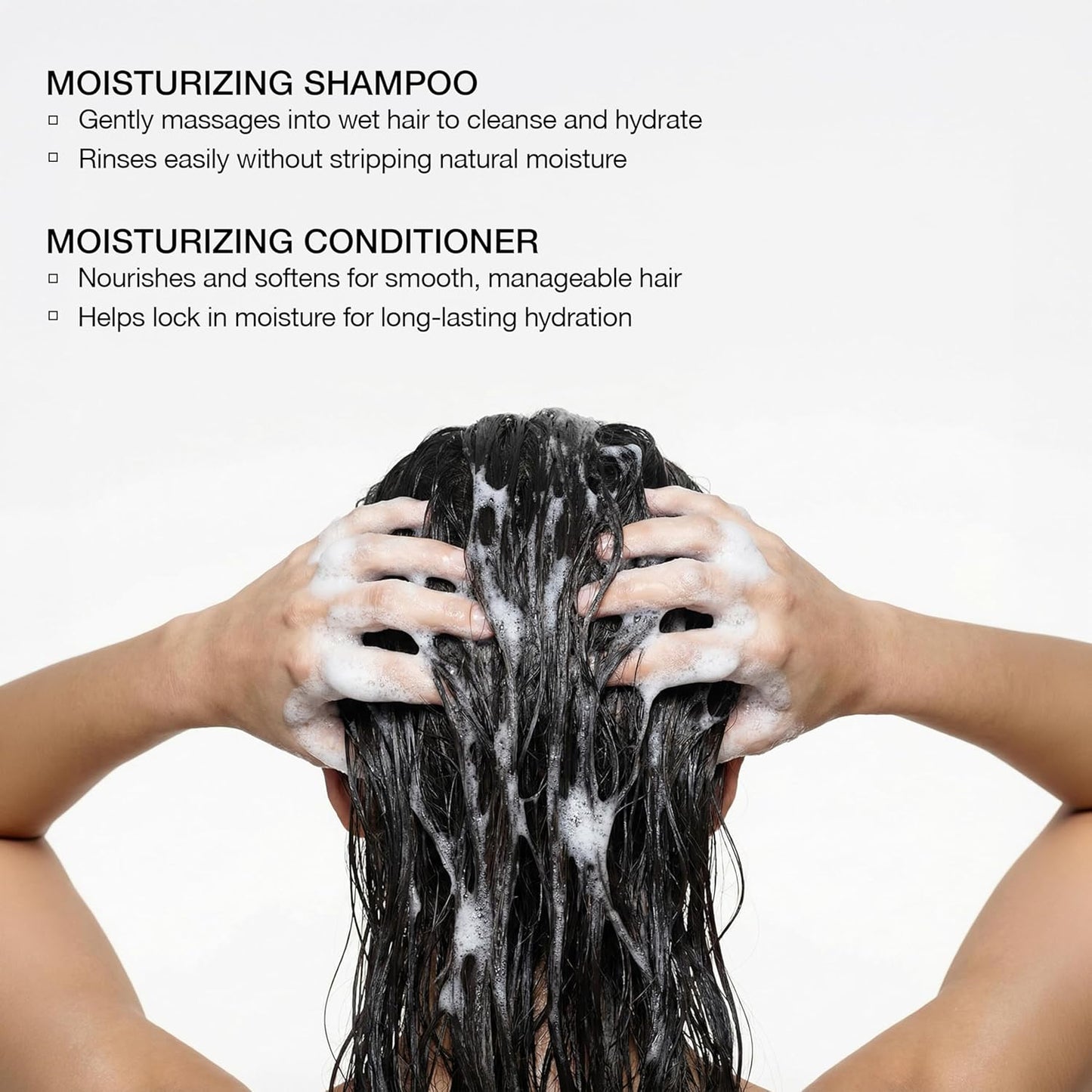 GK HAIR Moisturizing Color Protection Shampoo & Conditioner Set - Hydrating Formula for Dry, Coarse & Color-Treated Hair | 10.1 Oz