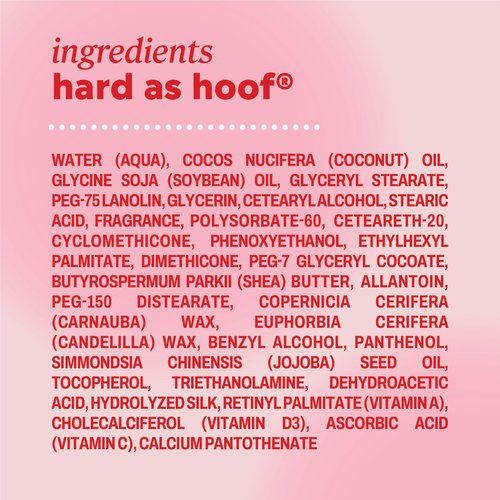 Onyx Professional Hard as Hoof Nail Strengthening Cream, Cherry Almond Scent - Made in USA, Nail Growth & Conditioning Cuticle Cream Stops Splits, Chips, Cracks & Strengthens Nails, 1 oz