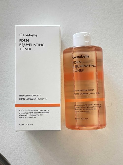 Genabelle PDRN Rejuvenating Toner - Deep Hydration & Skin Barrier Support with PDRN, Panthenol, Hyaluronic Acid - Soft & Glowing Skin - 10.14 fl.oz/300ml