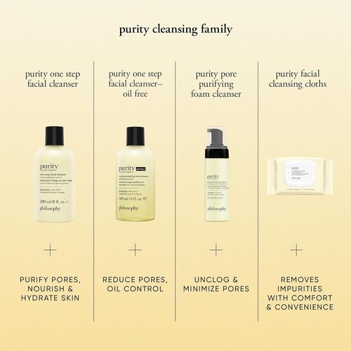 Philosophy Purity Made Simple Foaming Facial Cleanser - Papaya Enzyme & Glycolic Acid - 5 Fl Oz