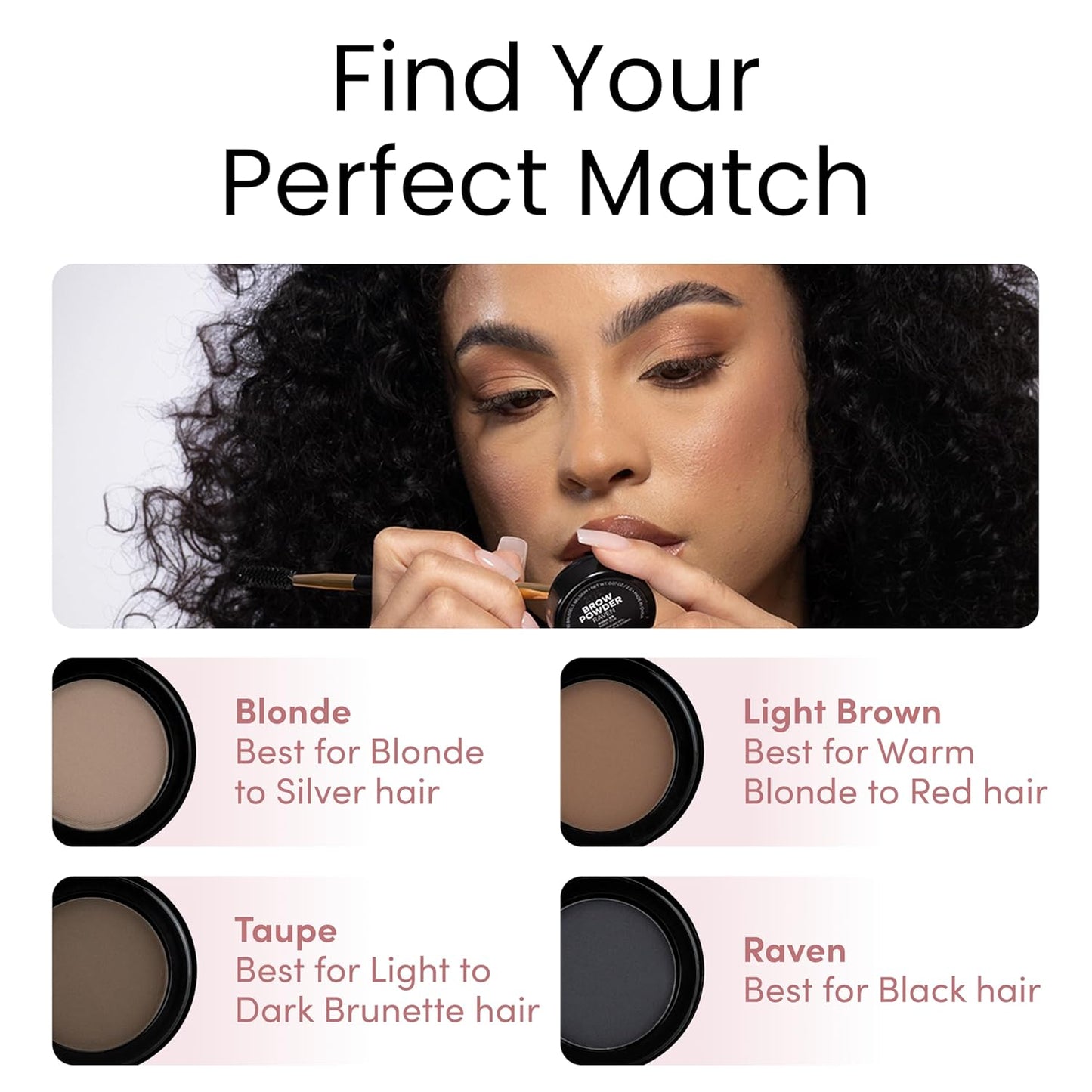 Billion Dollar Brows Eyebrow Powder - Blonde | Buildable Coverage for Fuller, Fluffier Brows, Velvet-Smooth Formula