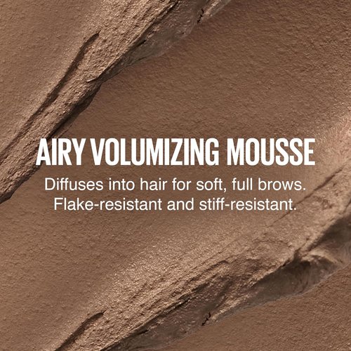 Maybelline Superfluff Brow Mousse - All Day Volumizing Tinted Gel for Soft Full Brows | Soft Brown, 1 Count