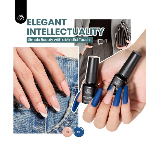 Beetles Gel Nail Polish Set - Style Manifesto 60 Colors Spring Uv Gel Polish Kit Jelly Pink Glitter Nude White Red Blue Green Base Glossy Matte Top Coat Summer Gift for Her Women