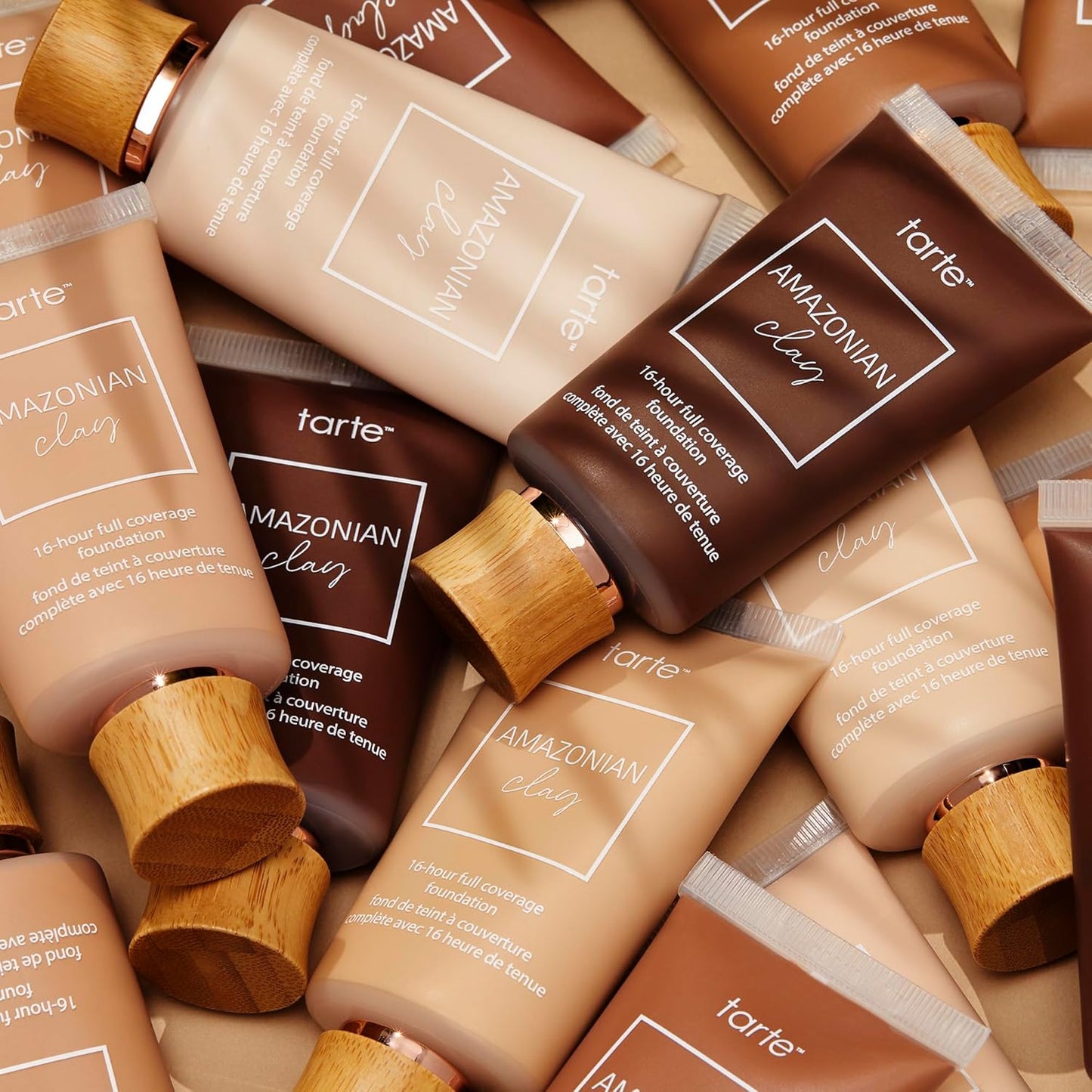 Tarte Amazonian Clay Foundation - 16-Hour Full Coverage, Matte Finish & Hydrating Formula, Vegan & Cruelty-Free
