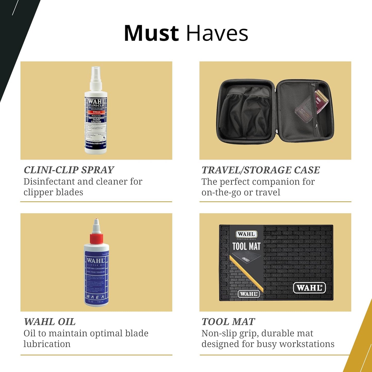 Wahl Professional Cordless Barber Combo - Magic Clip & Detailer Li with 100-Minute Lithium-Ion Run Time