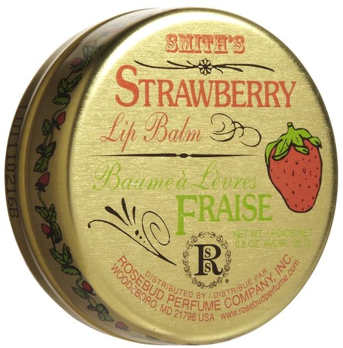 Rosebud Perfume Co. Strawberry Lip Balm - Nourishing Hydration for Soft Lips